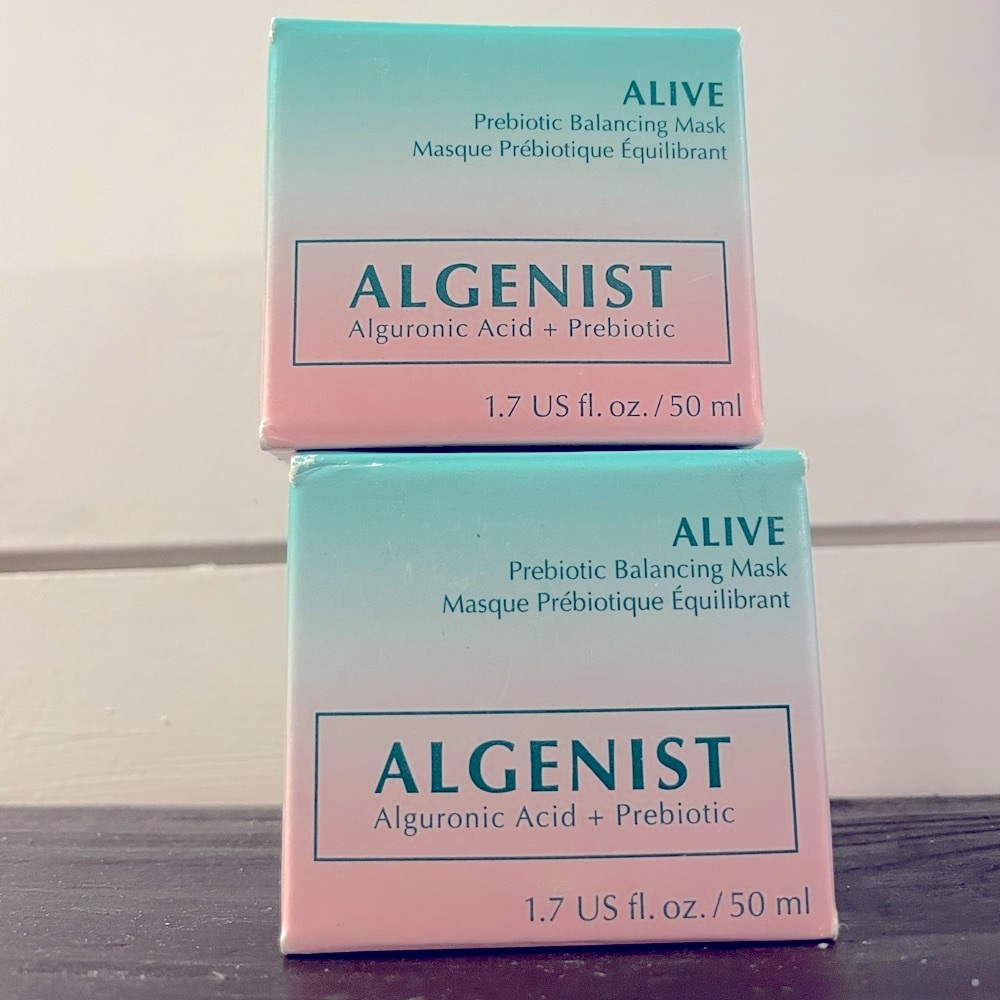 TWO NWT Algenist ALIVE prebiotic balancing mask from Sephora